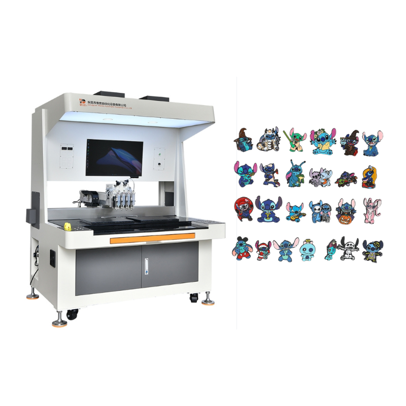 Disney Pin Badge Enamel Pin Filling Machine – Automatic High-Precision CNC Dispensing System